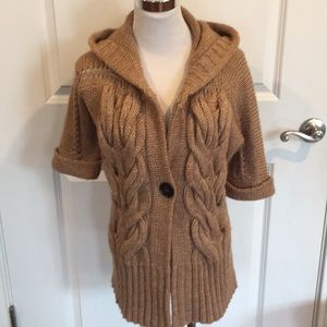 ANN TAYLOR LOFT HOODED SWEATER